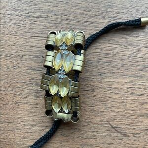 J.Crew Elegant Gold and Yellow Bracelet